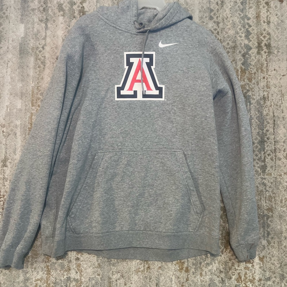 University of Arizona Nike Gray Hoodie with Blue Tag size XL